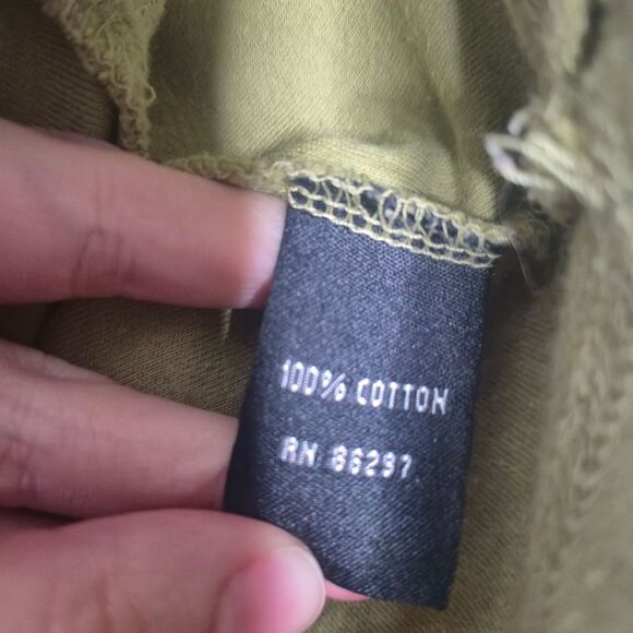 BCBGMaxAzria Y2K Varsity Green Jacket Cotton Kids Size 16 - Picture 4 of 5